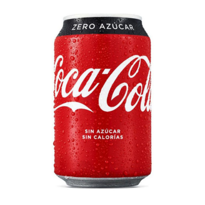 Coca-Cola Importada Zero con Sticker Lata 330 P-24