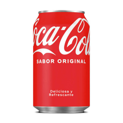 Coca-Cola Importada Normal con Sticker Lata 330 P-24