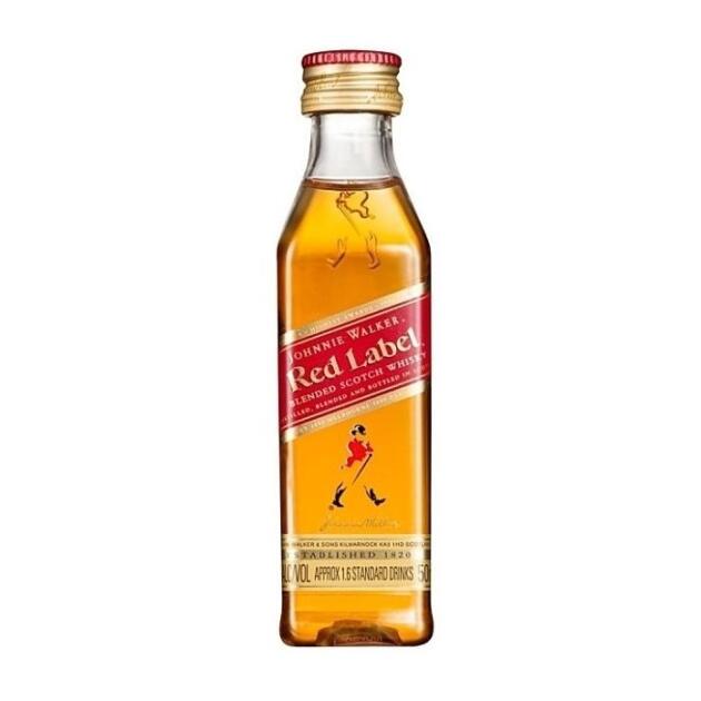 Johnnie Walker Red Label Miniatura 5cl 40º 12 uds