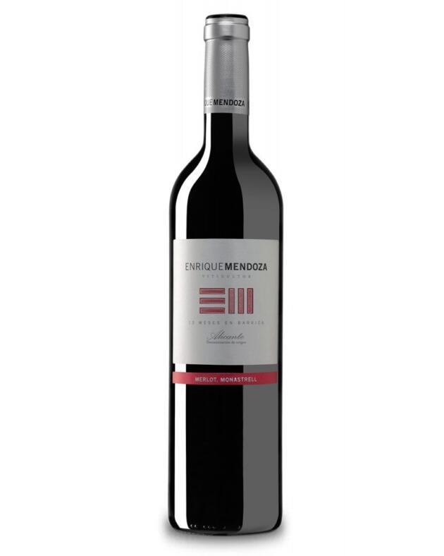 Enrique Mendoza Merlot - Monastrell 2023 Crianza 6 uds