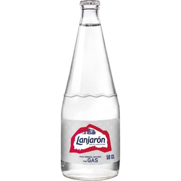 Agua con gas Lanjarón 33cl 24 uds