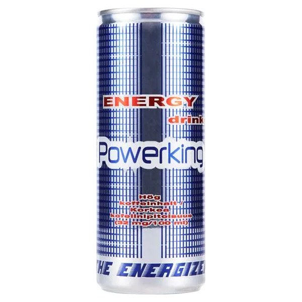 Bebida Energética Power King Lata 250Ml 24 Uds