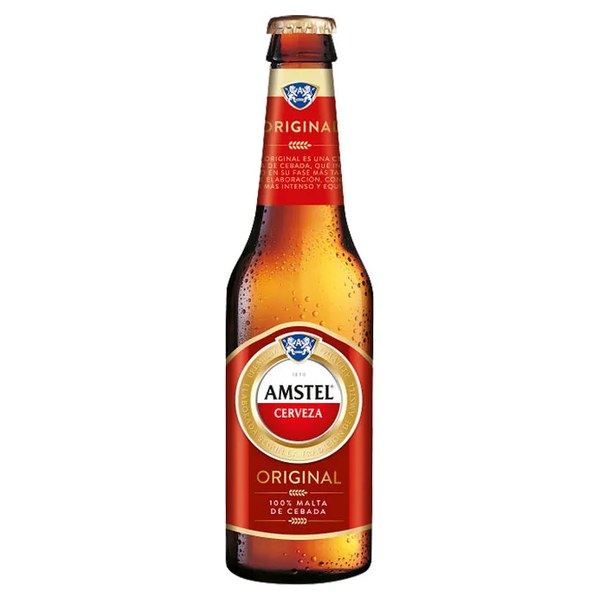 Cerveza Amstel Botellín 1/3 R 24Uds
