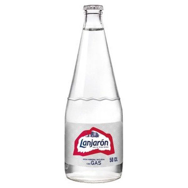 Agua con gas Lanjarón 33cl 24 uds