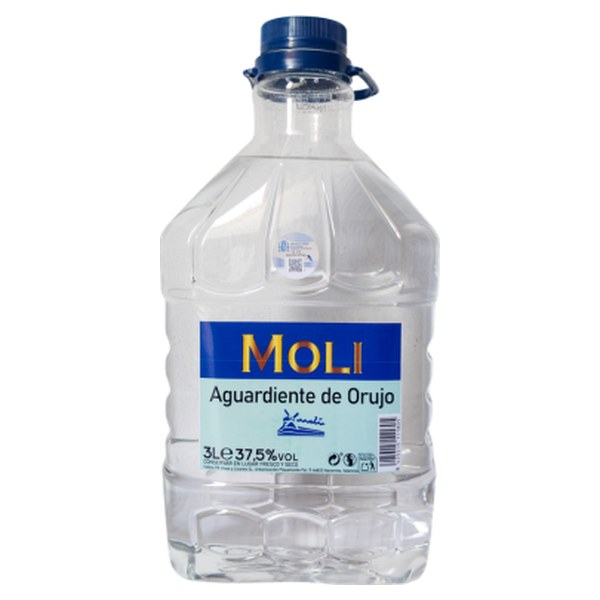 Molí aguardiente de orujo blanco 3L 37.5º