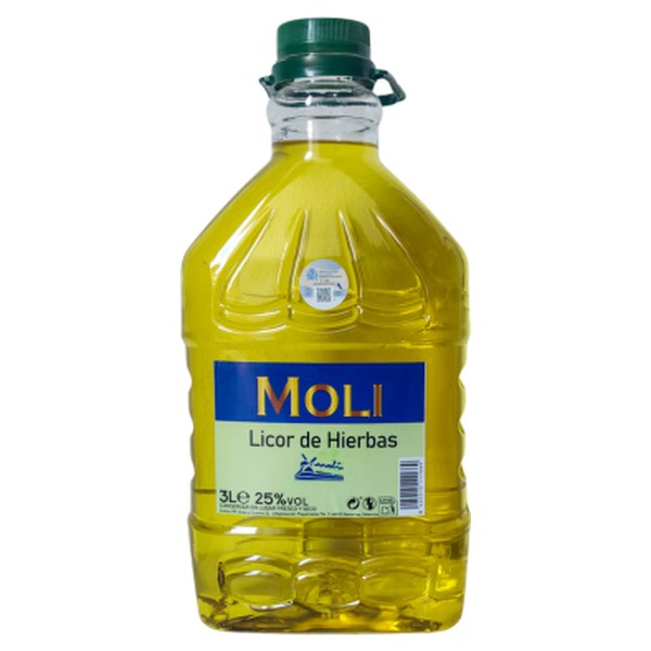 Molín orujo de hierbas 3L 25º