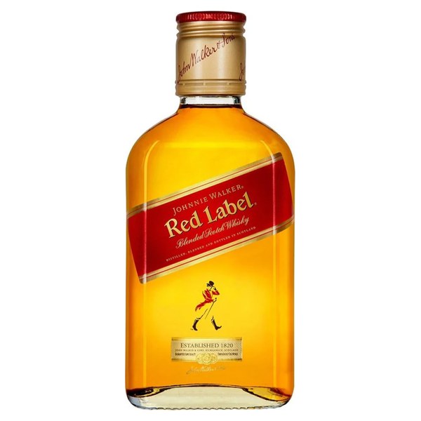 Johnnie Walker Red Label Petaca 20cl 40º 24 uds